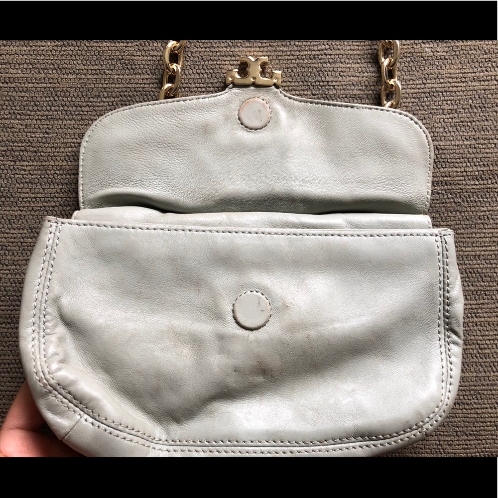 Auth Tory Burch Megan Leather Mini Flap Crossbody - Picture 5 of 8